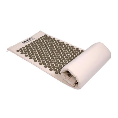 BRADEX 10574-001 Массажный коврик для массажа BRADEX НИРВАНА, бежевый