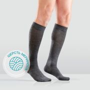 VENOTEKS 11438-001 Гольфы VENOTEKS медицинские компрессионные на каждый день, с шерстью мериноса (Daily Merino) 1 кл. компрессии, черные
