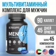 Ultrasupps 12158-001 Ultrasupps  Men's Sport Multivitamin Витаминно-минеральный комплекс для мужчин, 90 каплет