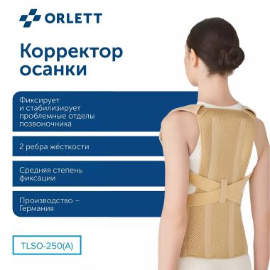 ORLETT 9335-003 Корректор осанки  ORLETT TLSO-250(A) с 2 ребрами жесткости