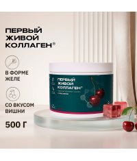 COLLA GEN (Первый живой коллаген) 11521-001 Живой коллаген со вкусом вишни усиленная формула с эластином, 500 гр
